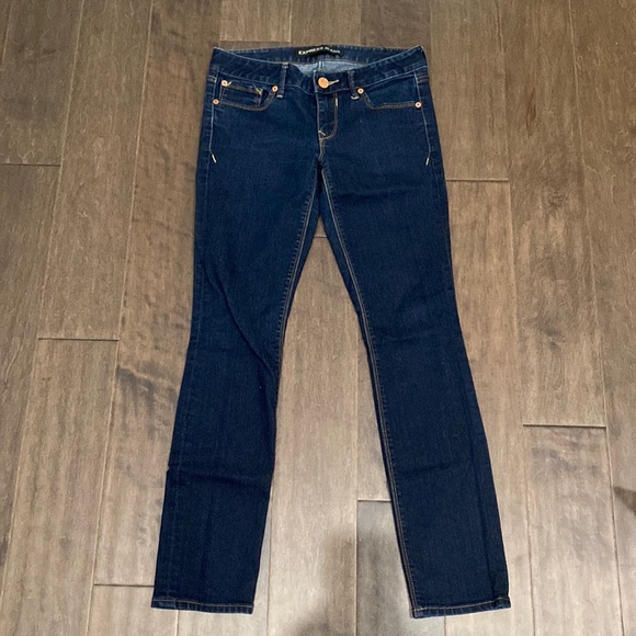 Express Ankle Skinny Low Rise Jeans Size 4 - Picture 1 of 6